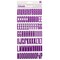 Shimelle Main Character Energy Thickers Stickers 188/Pkg-Alpha Purple Glitter